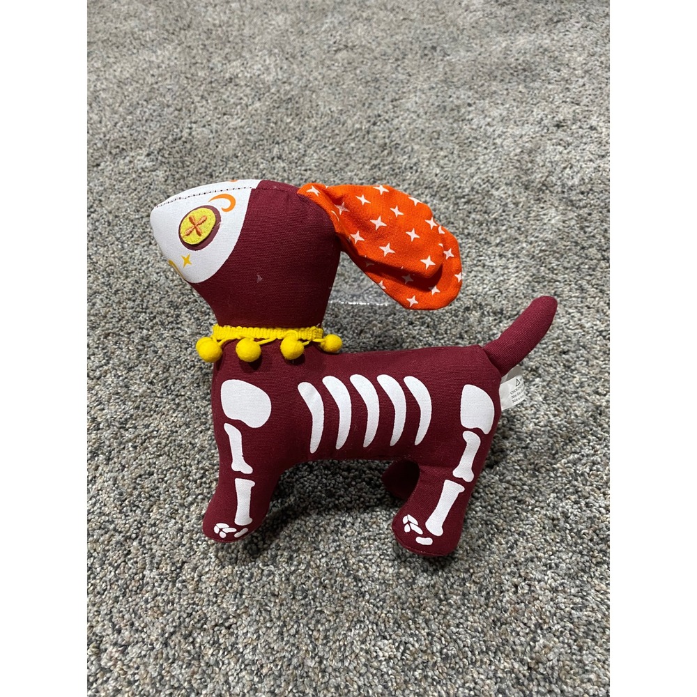Target Hyde & EEK Boutique Dia de los Muertos Skeleton Dog Plush Halloween Decor